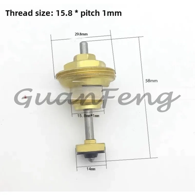 Underfloor Heating Manifold, Pack of 6 Return Pin Valve Core M30 X 1.5, Return Pin Valve Core, Thermostatic Valve Core