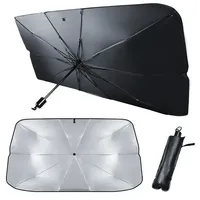 Car sunshade snow umbrella Car sunshade Retractable sunshade snow umbrella Heat insulation front windshield sunshade umbrella