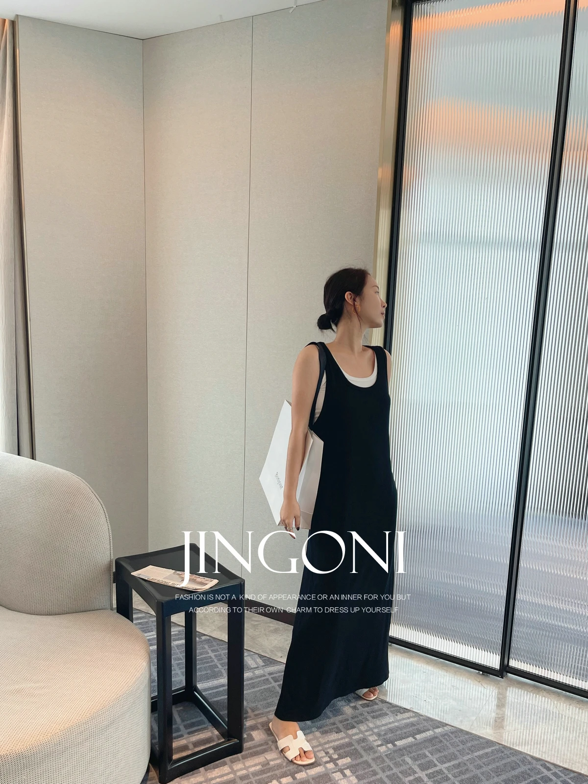 Double Layed Black Tank Sleeveless Dress Women Clothing 2024 Summer Fashion Korean Style New Elegant Vintage Party Long Robe