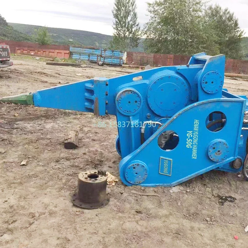 High Frequency Breaker Quick Accurate Post Driver Excavator Hydraulic Breaker Parts Hydraulic Breaking Part Hydraulic Breaker