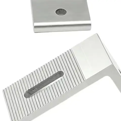 Aluminum Alloy L-Leg Solar Mounting Bracket For Color Steel & Roofs Photovoltaic Panel Support 125mm Mounting Kit