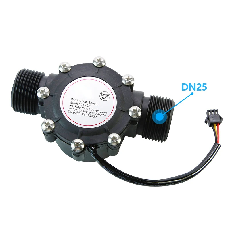 1/2" 3/4" 1"Water Flow Sensor Flow Meter Hall Flow Sensor Water Control Liquid Sensors Switch