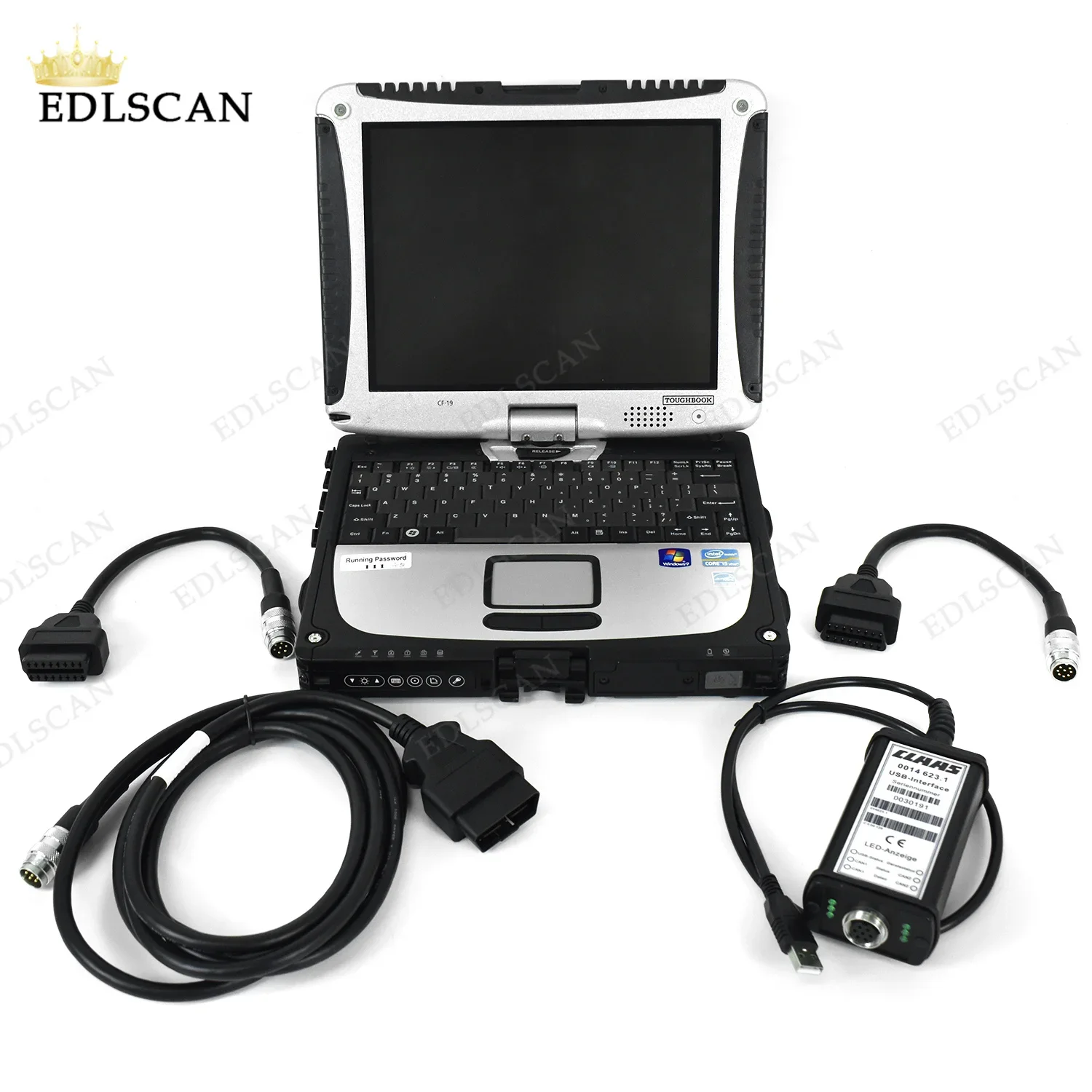 2024 CF19 Laptop FOR CLAAS Diagnostic Interface Software Foragriculture Construction Truck Excavator Diagnostic Tool Manual