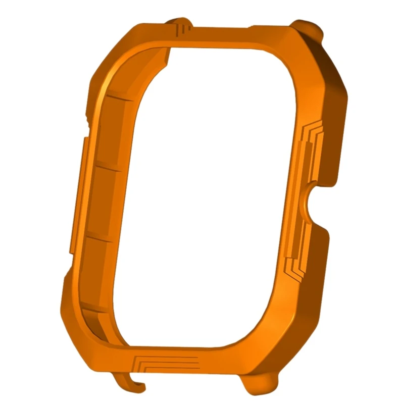 

Защита для часов, подходит для Xiaomi Huami Amazfit, защита от царапин, оранжевая рамка для часов из поликарбоната