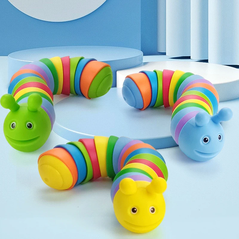 

Caterpillar Model Fidget Toys Slug Simulation Decompression Anti-stress Fashion Relieve Children Sensory Educational Toy For Kid