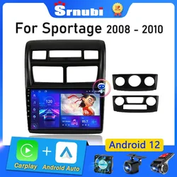 Srnubi Car Radio for Kia Sportage 2 2007 2008 2009 Multimedia Player 2 Din Android 12 Carplay Auto Stereo GPS 4G DVD Head Unit