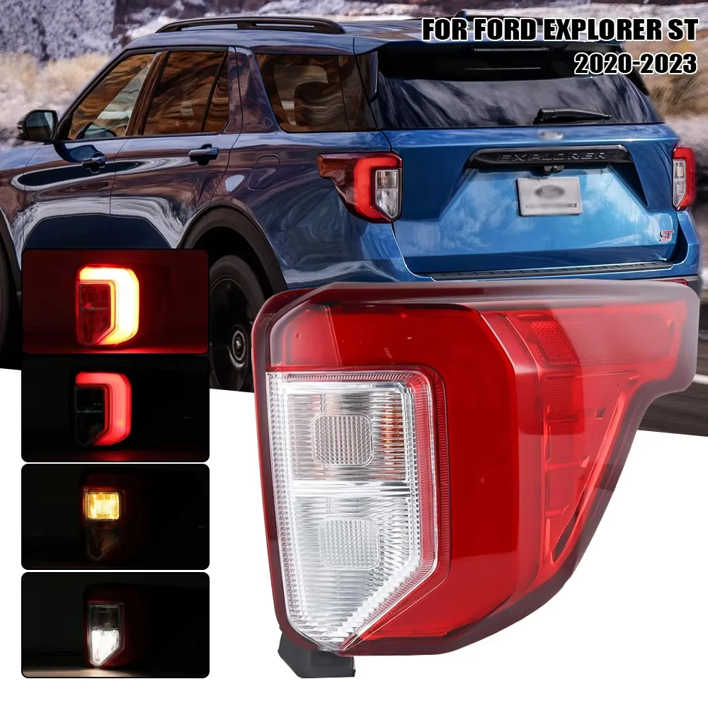 

TOYO 1 pc Left/Right Tail Light for Ford Explorer 2020 2021 Rear Lights Stop Brake Parking Lamp Turn Signal Light