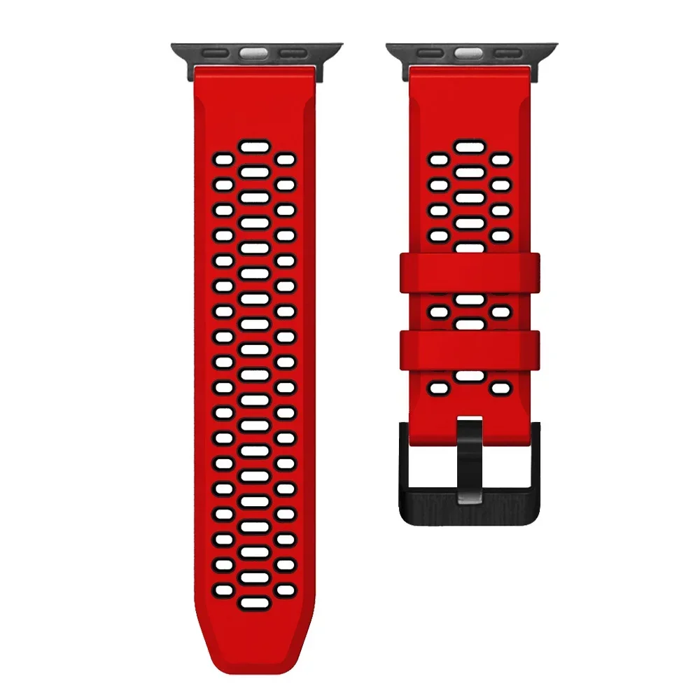 Sport Silikonarmband für Apple Watch Ultra 2 49 mm Armband Armband für Apple Watch Serie 9 8 7 SE 6 45 mm 44 mm 42 mm Zubehör – Detail 29