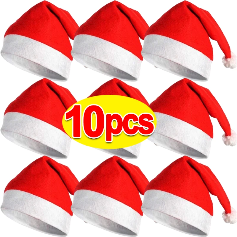 2024 Christmas Hats New Year Santa Claus Snowman ElK Cap For Kindergarten Home Party Children Adult Xmas Gift Decoration