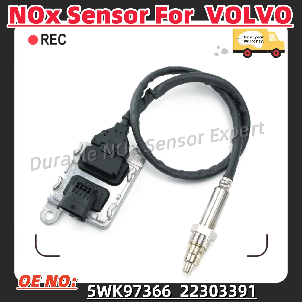 5WK97366 22303391 12VOriginal New Nitrogen Oxygen Sensor Nox Sensor For Volvo Truck C70 VN VNL VNM VHD VT MACK MP7 MP8 D11 D13 D