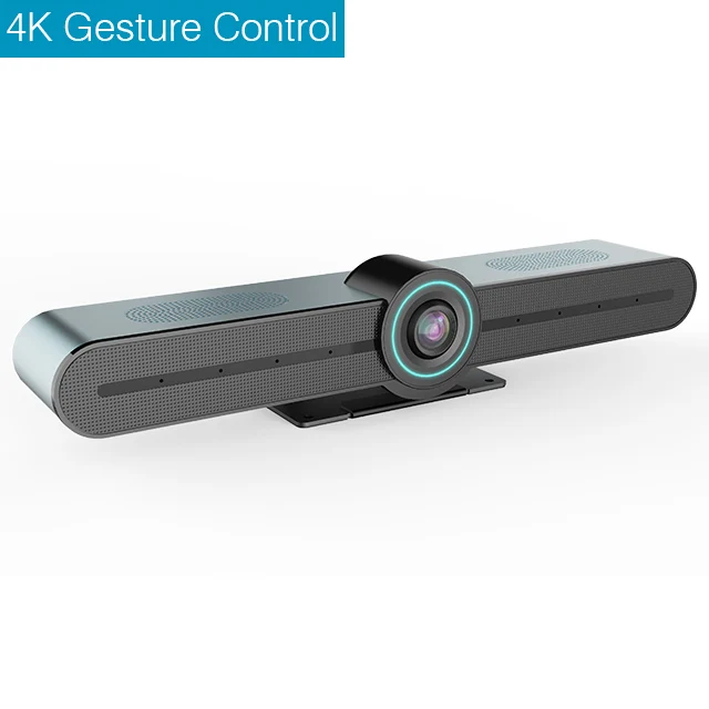 

4K AI, автоматическое обрамление, управление жестами, универсальная видеобар, камера для конференций, решения для конференц-зала, устройство для видеоконференций