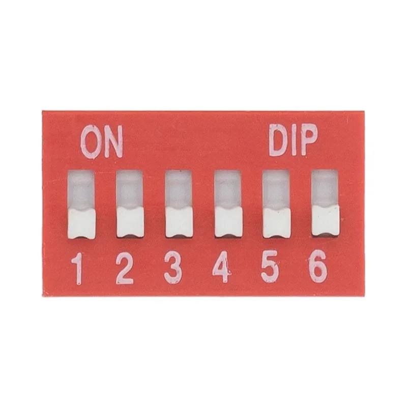 10 قطعة الأحمر والأزرق تبديل التبديل تباعد 2.54 مللي متر DIP الطلب رمز التبديل 1 2 3 4 5 6 7 8 9 10 12 دبوس التبديل السريع