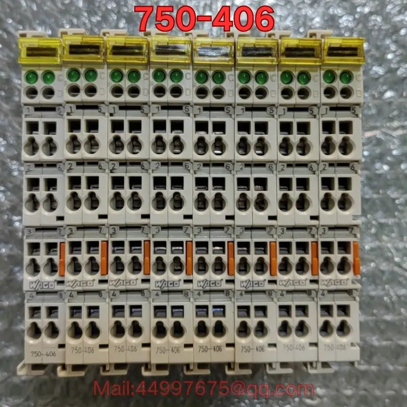 

Second-hand 750-406 PLC module functional test is normal