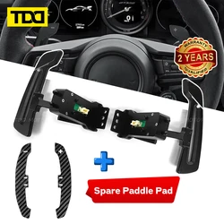 100% Real Carbon Fiber Magnetic Paddle Shifters For Porsche 718, Cayman, gt4, 991,Panamera 971,911, 997
