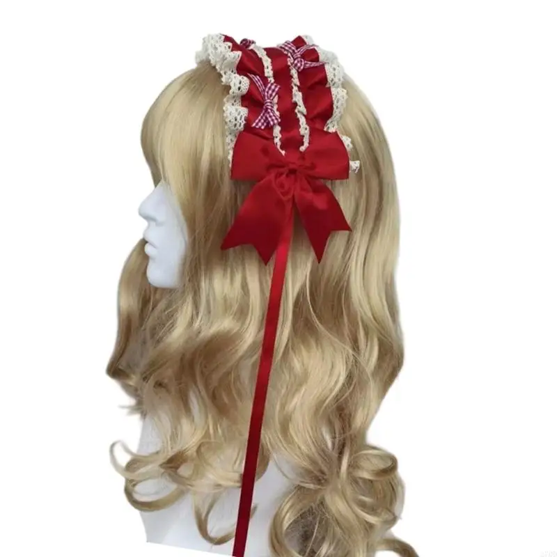 Fashion Hairpiece Anime Bows Hairband Washable Practical Hairband Suitable For Themed Parties Photoshoots