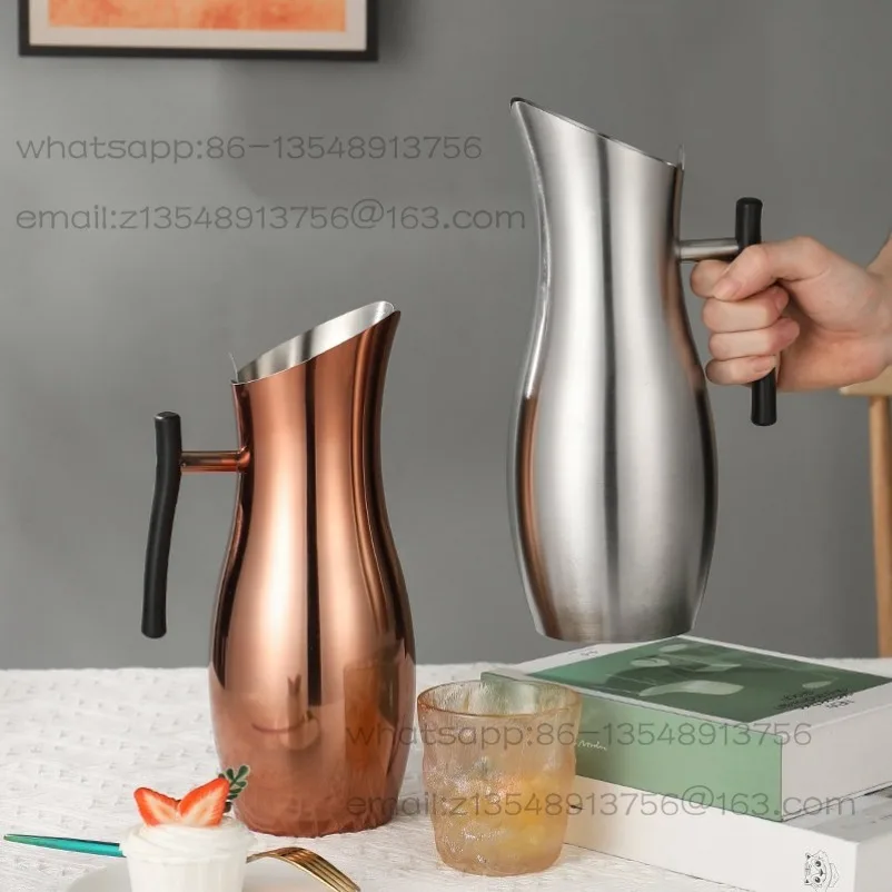 European 304 Stainless Steel Creative Cold Kettle High Temperature Resistant Household Living Room Large Capacity Kettle