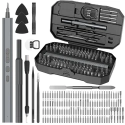 153 in 1 Precision Electric Screwdriver Set with 136 Magnetic Screw Driver Bits Electric Repair Tools for iPhone PC Game Console