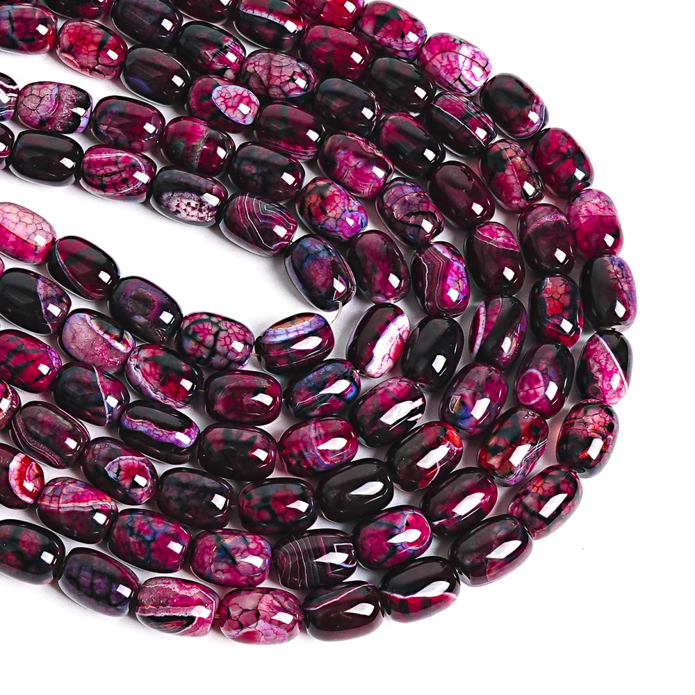 High Quality 17x12mm Agate Barrel Beads Polished Loose Beads for Men Women Jewelry Boho Chic Craft Wholesale DIY Accessories