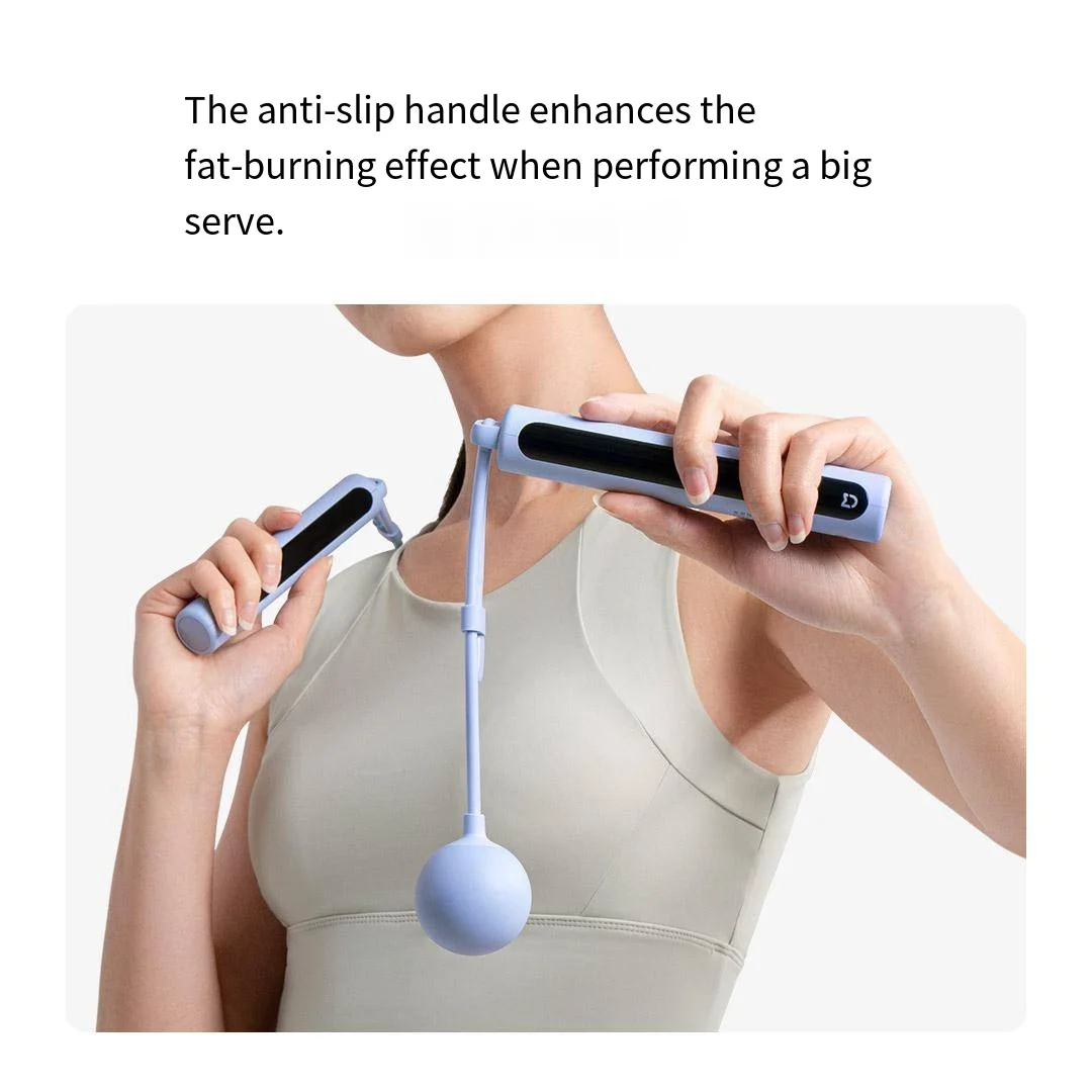 Xiaomi Mijia Smart Skipping Jump Rope 2 عداد رقمي قابل للتعديل حساب السعرات الحرارية الرياضة اللياقة البدنية ممارسة فقدان الوزن