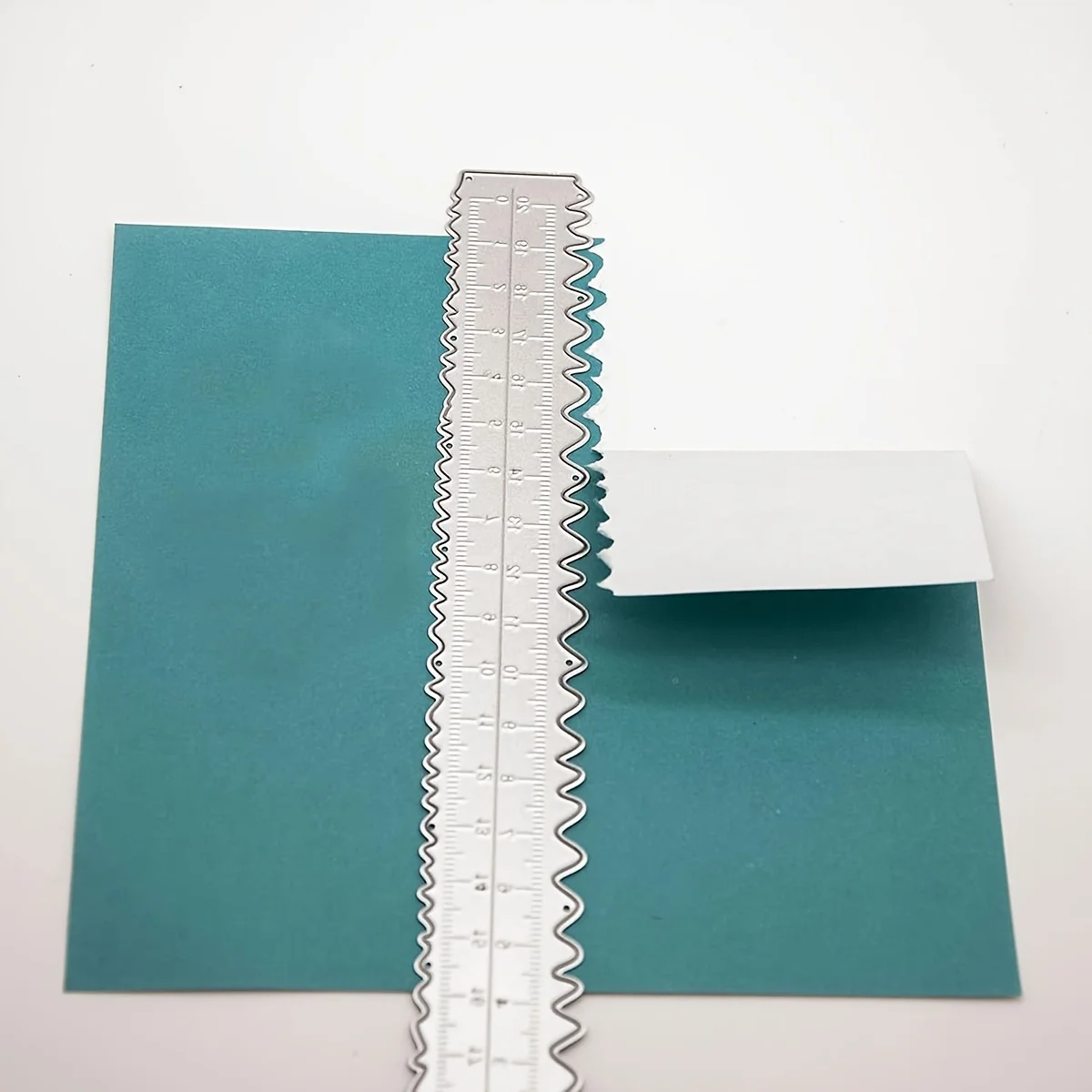 3pcs Irregular Edge Ruler,Carbon Steel Craft Ruler, for Embossing, Die Cuts, Card Making & DIY Tools (3 Styles)