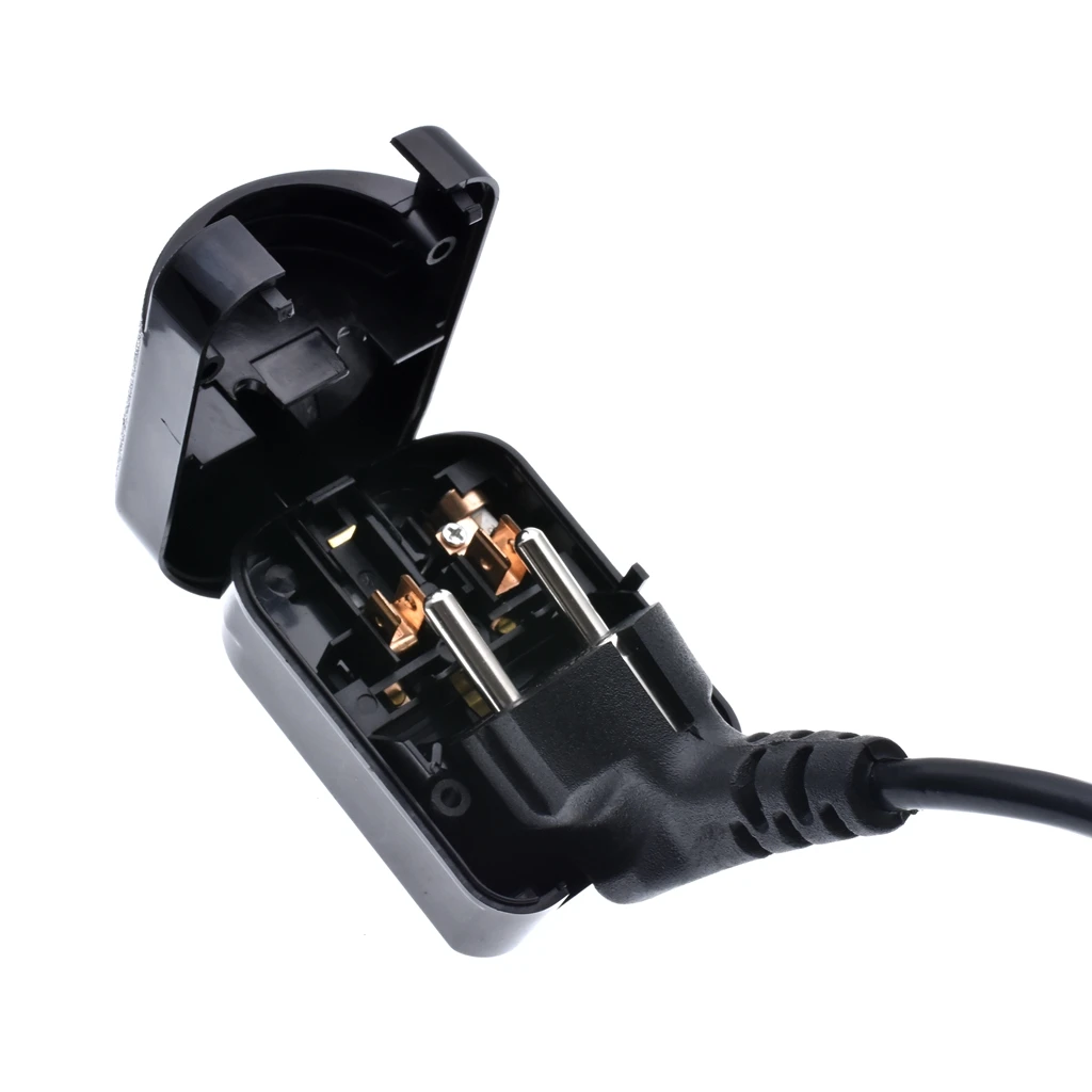 Universal 13A 250V HK Singapore Malaysia United Kingdom power cord online cable converter connector EU to UK adapter fused plug