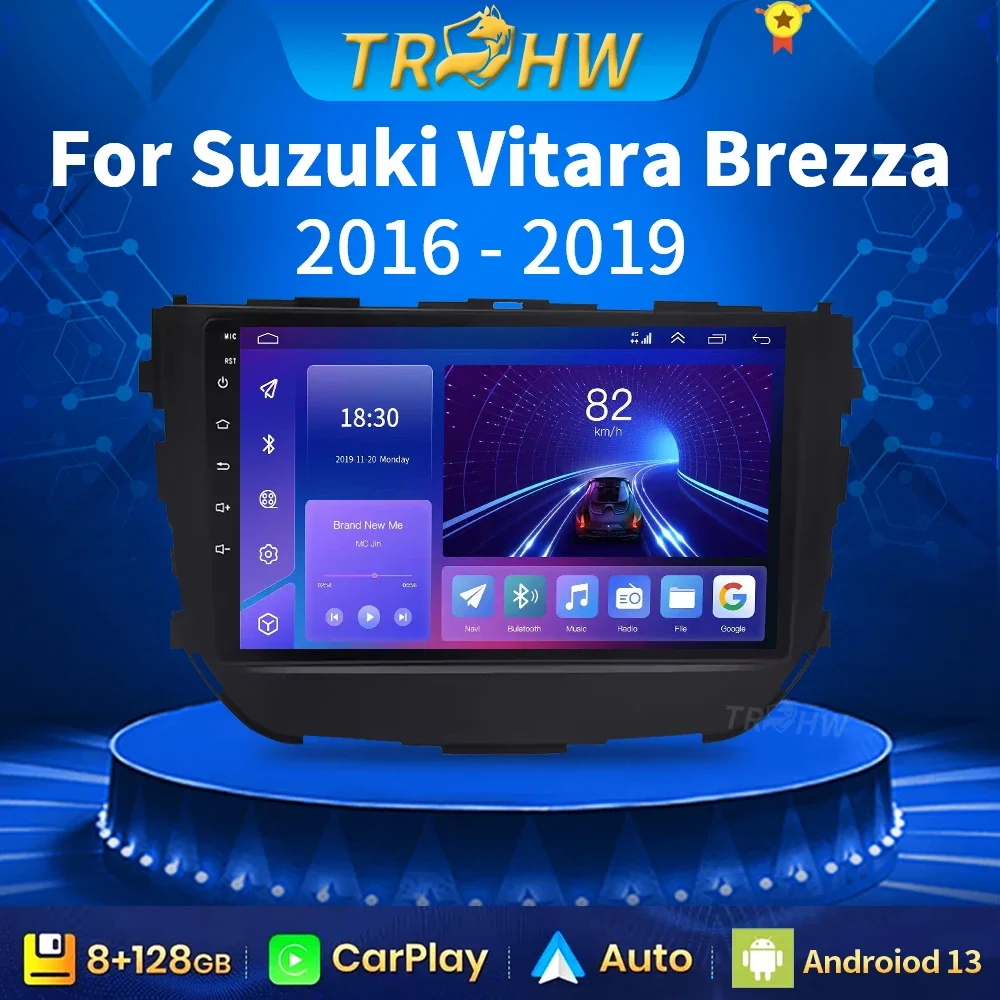 

Carplay Auto For Suzuki Vitara 2015 2016 2017 2018 2019 Car Radio Multimedia Player Stereo video Head Unit WiFi+4G BT