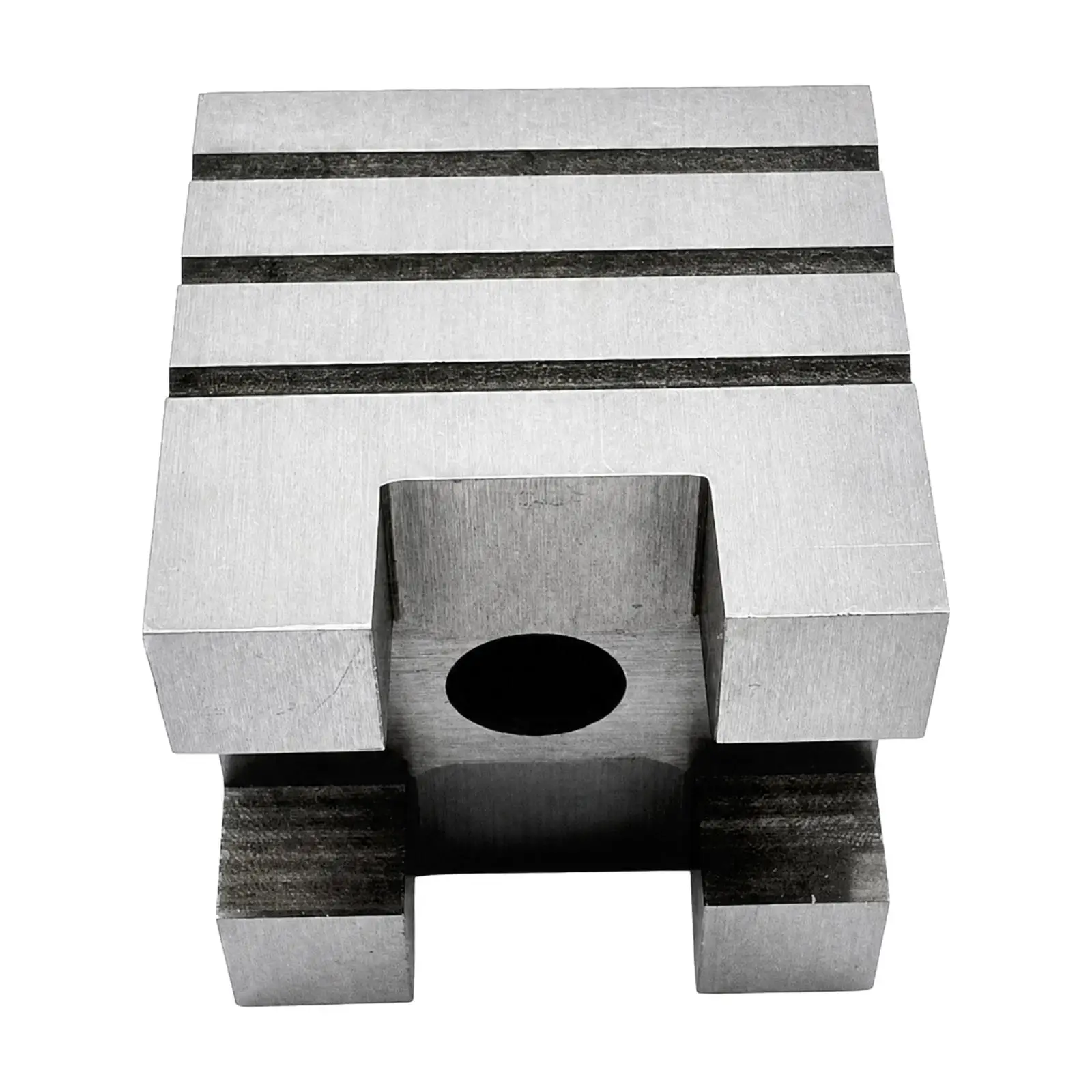 Anvil Stable Bench Block with Recessed Channels Tool Flat for Watchmakers, Hobbyist Toolkit