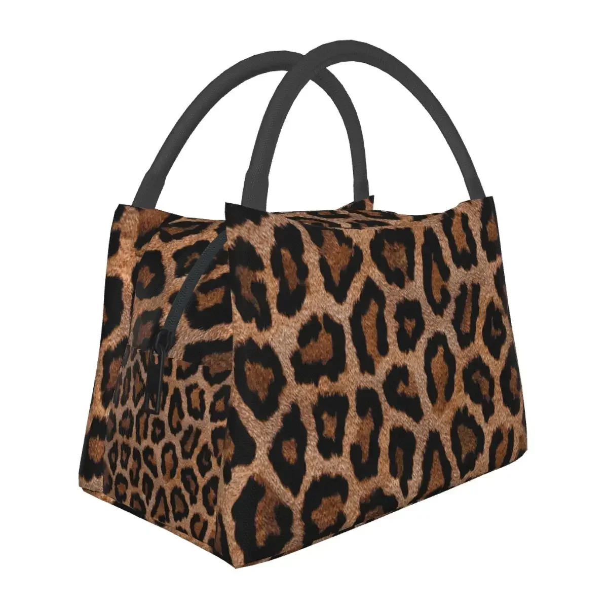 

Animal Print Lunch Bag Spotted Leopard Vintage Lunch Box For Men School Portable Insulated Cooler Bag Thermal Lunch Bags