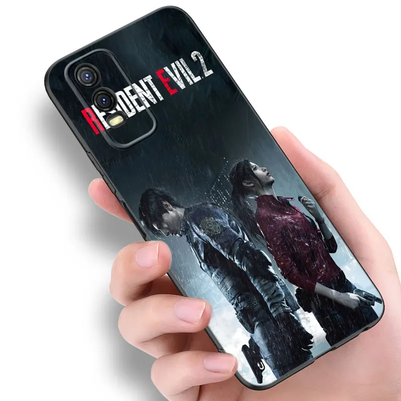 R-Resident E-Evil Game Black Phone Case For VIVO V27 V29 V30 Pro Y02 Y15 Y17 Y33 Y76 S Y27 Y55 Y78 5G Y16 Y21 Y22 Y35 Y36