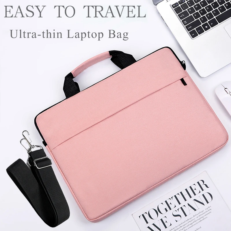 

Laptop Bag Women 2025 13.3 14.1 15.6 Inch Office Notebook Sleeve Case Travel Computer Handbag Elegant Fashion Luxury