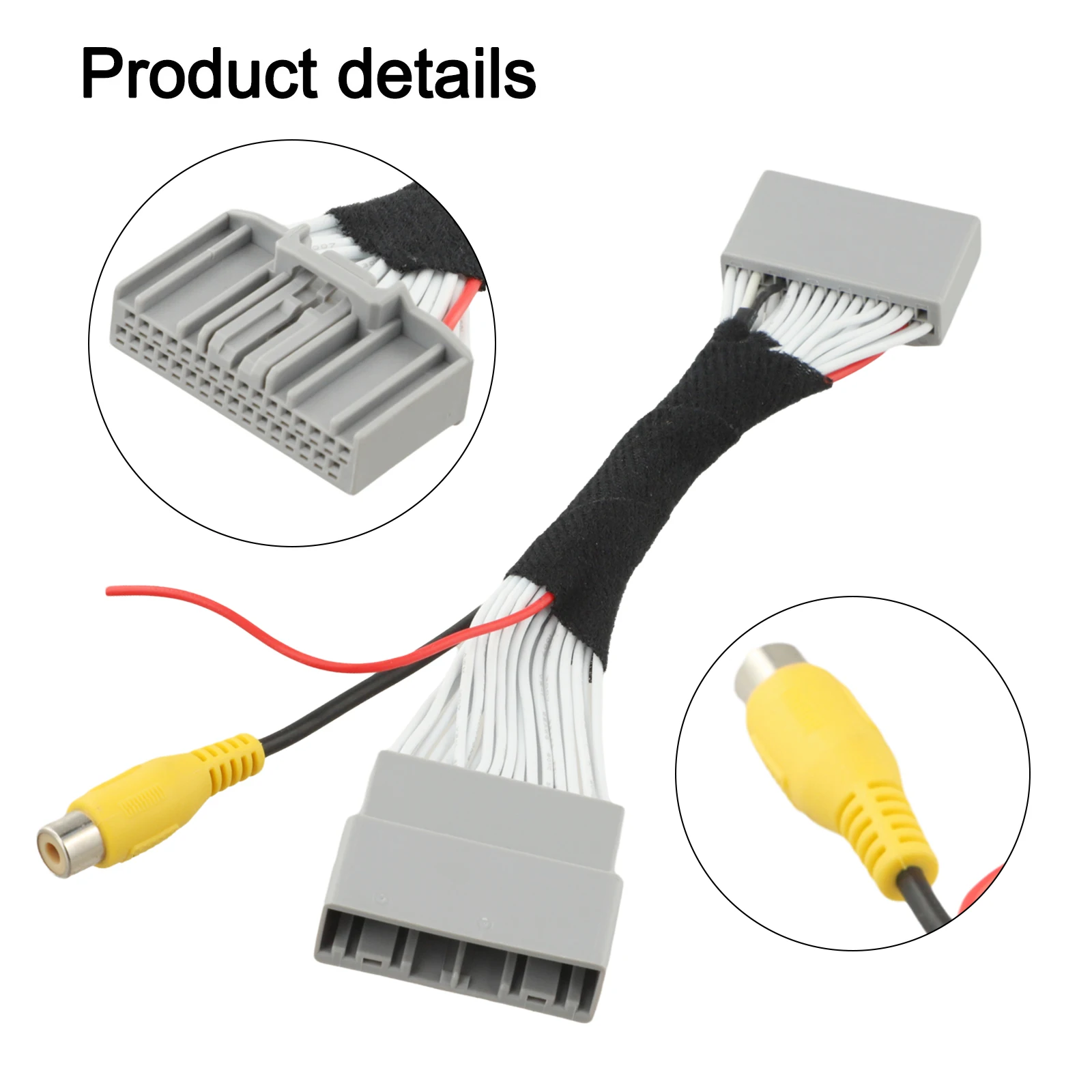 Rear View Camera Adapter Cable Fit For -CRV For -Civic 2012-2016 For Fit For Small Screen  ABS+electronic Components