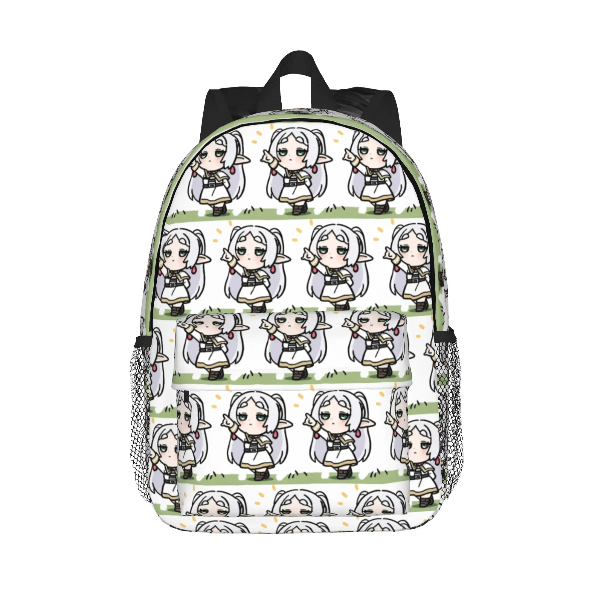 Frieren chibi Frieren Beyond Journey's End Anime Backpack Hot Sale Daypack BookBag Shoulder Bags for Men Women School Bag