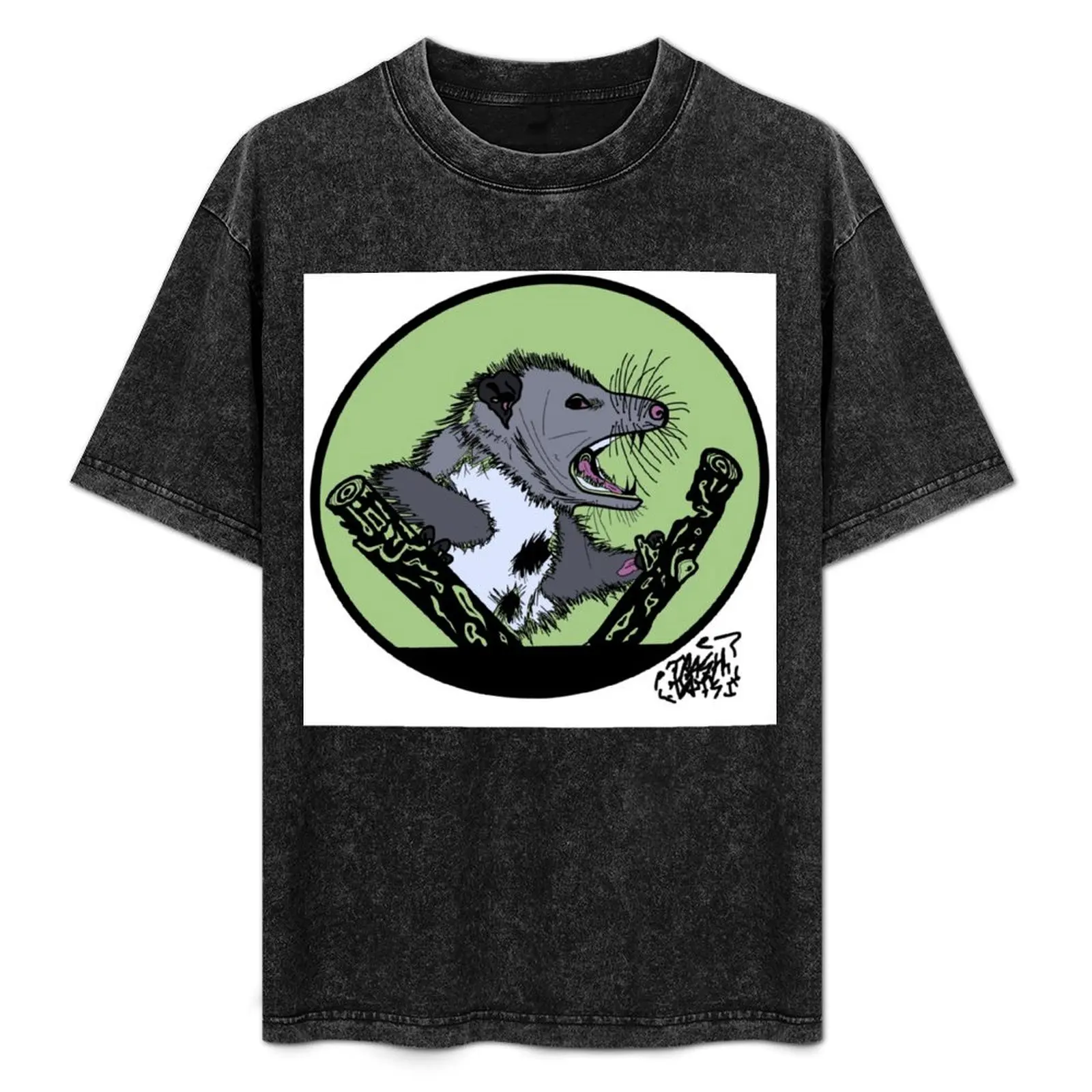 

Trash opossum T-Shirt Holiday Simple Tee Shirt