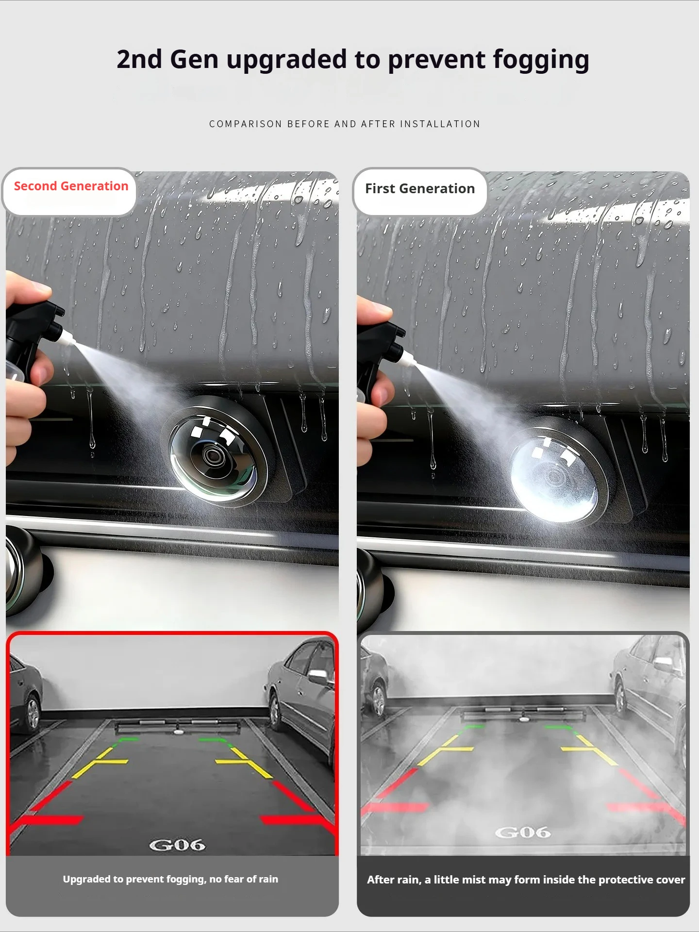 Für Zeekr 001 009 007 Zeekr X 7X 9X Auto-Kameralinsen-Schutzabdeckung 360-Grad-Ansicht Kratzfester Schutzüberzug Zubehör – Detail 3