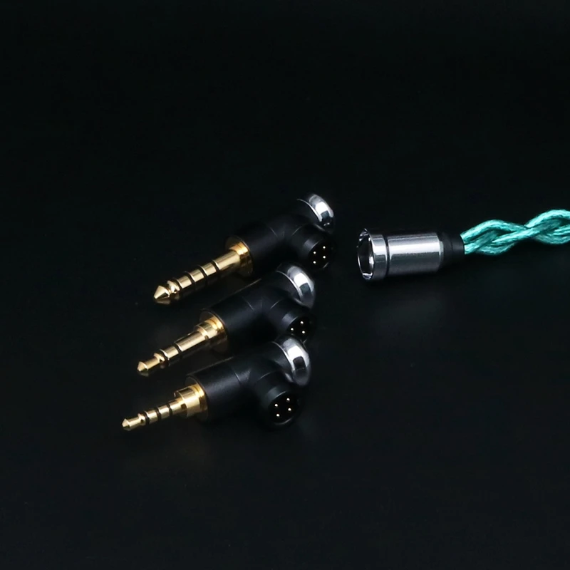 IvipQ-252 Cavo di aggiornamento per auricolari modulare in argento sterling palladio + 5N OCC con 0,78 2PIN MMCX IE900 per IEM FD7 MK4