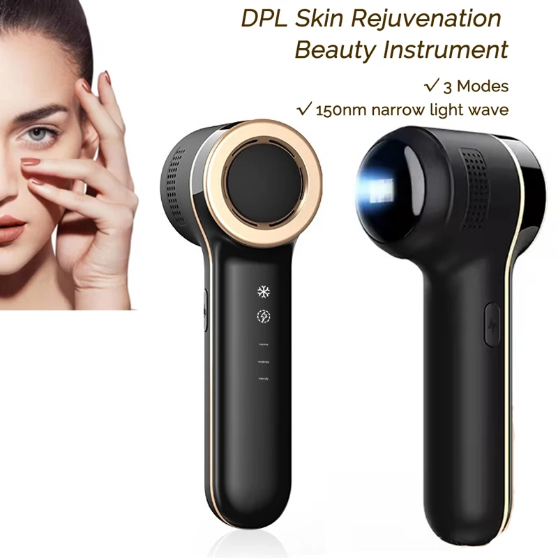 เครื่องฟื้นฟูผิว DPL แสงอินฟราเรดแบบสโตรโบสโคปิก เทคโนโลยีความเย็นแบบไม่เจ็บ  จุดเยือกแข็ง อุปกรณ์เสริมความงาม ใหม่