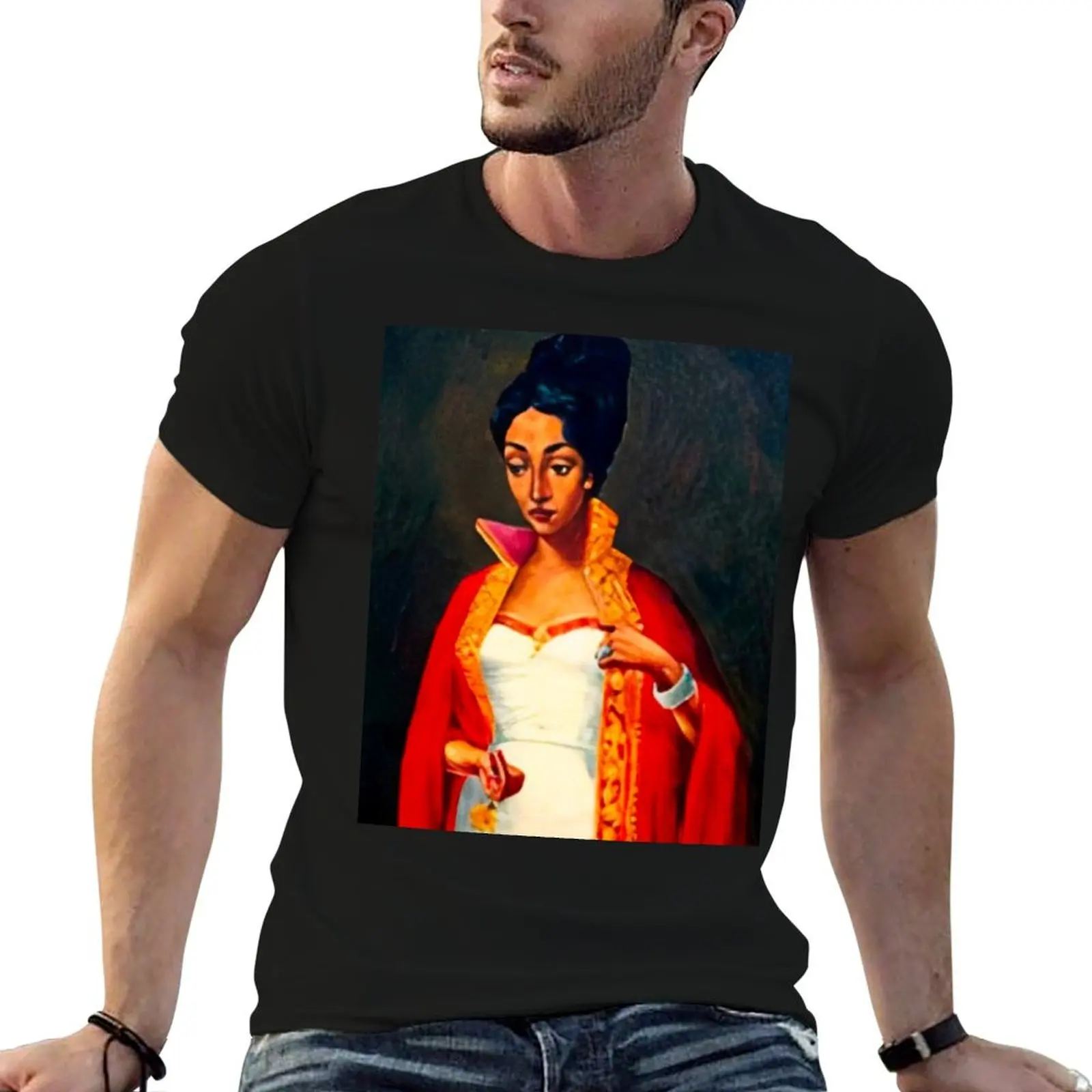 

The Maskal Flower - Afewerk Tekle T-Shirt cotton t shirts man 100% t shirt man designer T-Shirt