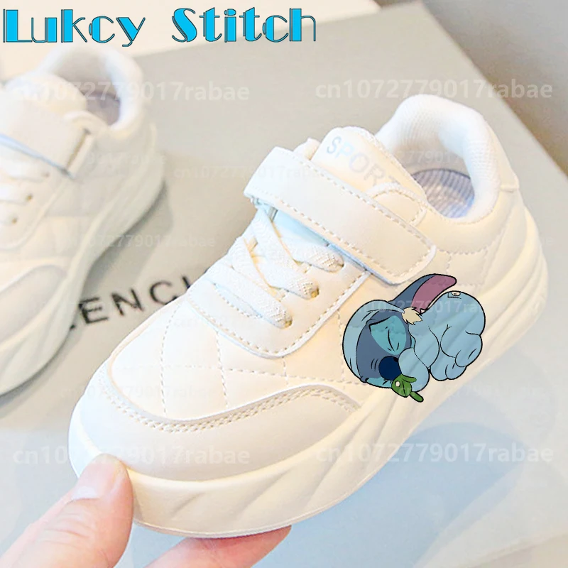 

Stitch 3D Cartoon Printing baby walking shoes baby boy girl Super Cute comfortable soft sole Slip-resistant Shoes