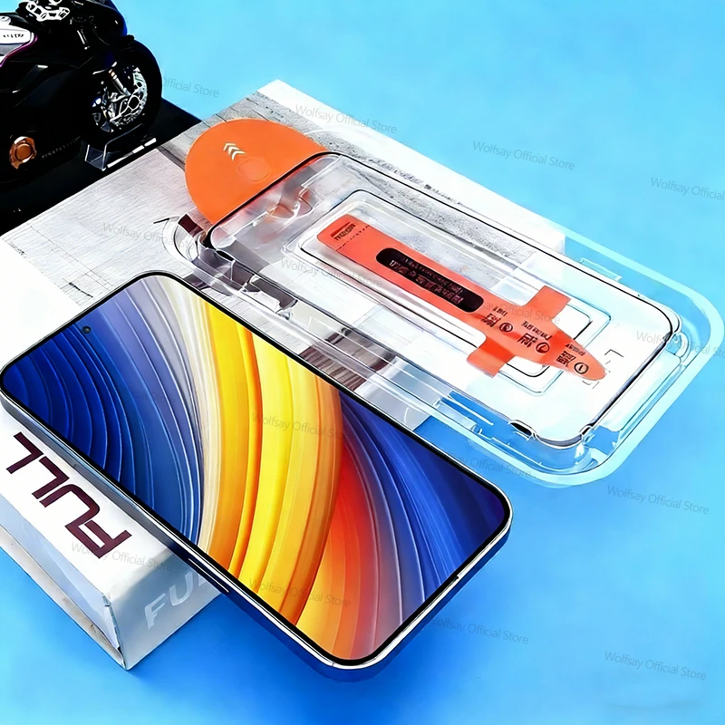 

Защитное стекло для Xiaomi Poco X3 Pro, без пыли, простая установка, закаленное стекло, пленка для экрана Xiaomi Poco X3 Pro