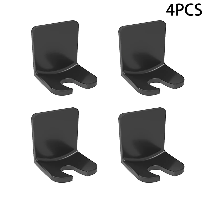 Estante de almacenamiento de cepillos de dientes para baño sin perforaciones, estante para cepillos de dientes eléctrico montado en la pared a prueba de polvo, 4 Uds.