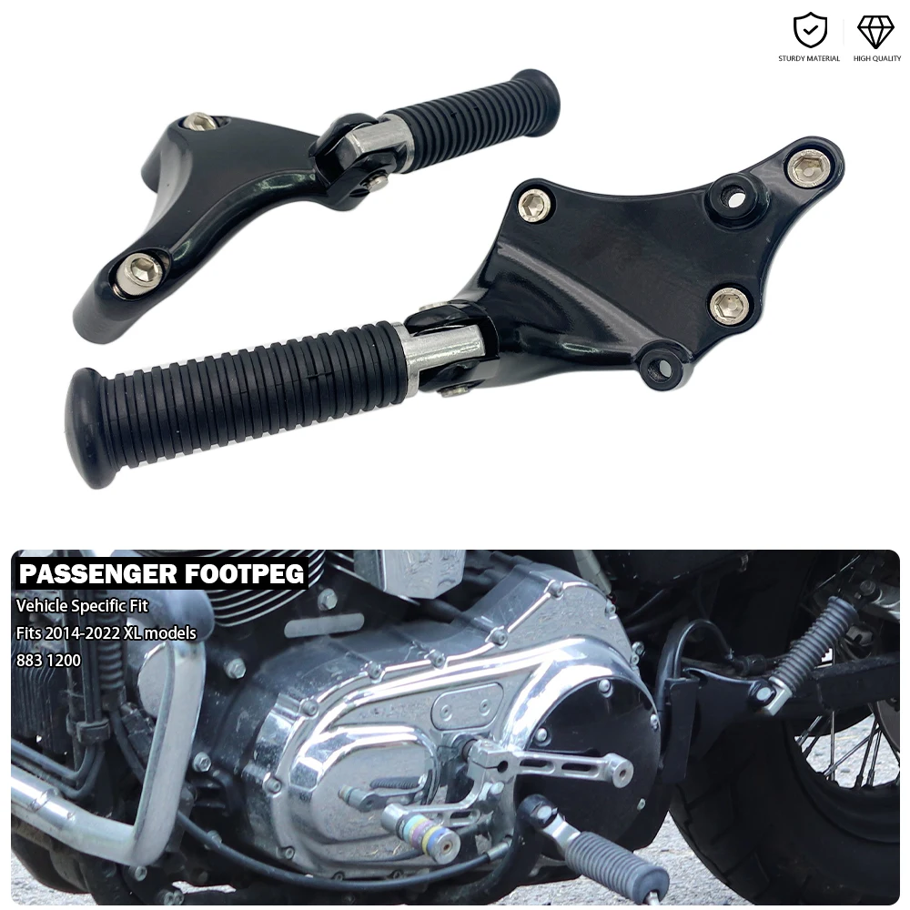 

Passenger Footpeg Mount Kit For Harley Iron 883 XL883N SuperLow XL883L XL883 1200 XL1200NS Forty-Eight XL1200X XL1200T 2014-2022