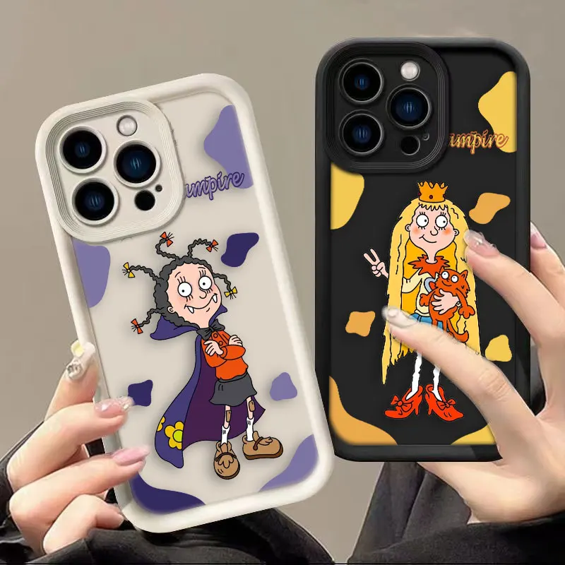 Anime Mona The Vampire Luxtury Phone Case For Xiaomi Redmi 9T 10 10C 12 12C 13 13C K50 POCO F3 F4 F5 X3 X4 X5 M6 11 GT PRO Case