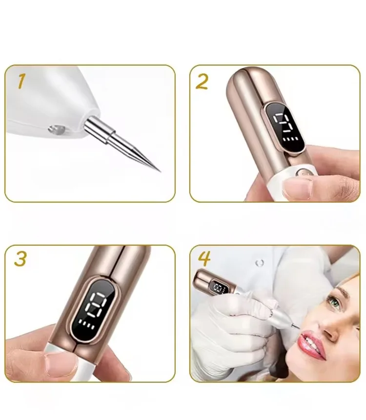 Plasma Pen Removal Dark Spot Pigment Eyelid Lifting Plasmapen Tattoo Freckle Anti Mole Wart Skin Care Replace Fine Round Needle