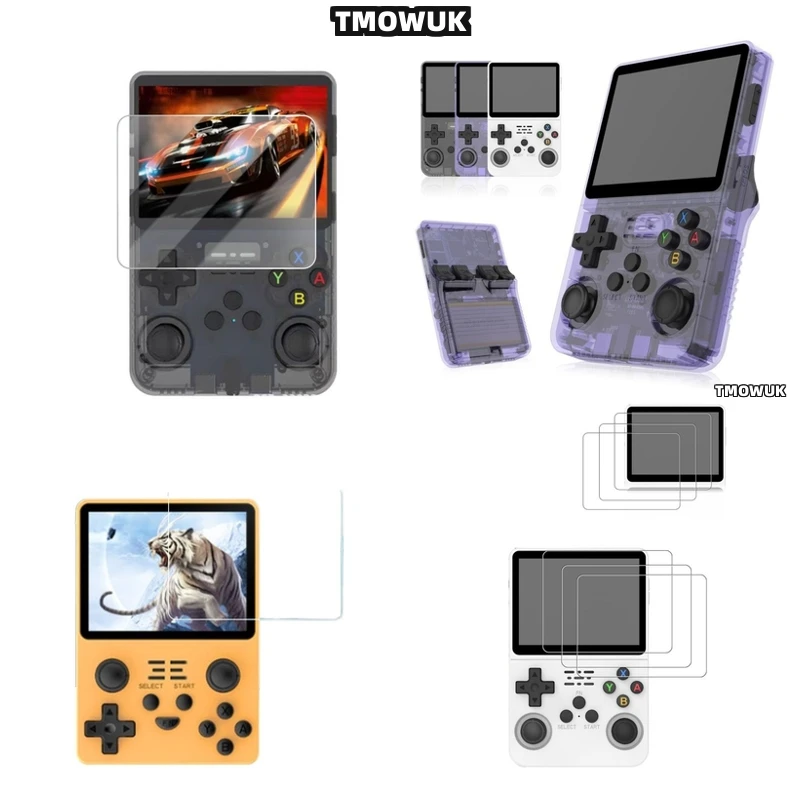 

Retro Handheld Game Console Tempered Glass Anti-fall Screen Protector For R36Pro R36S R35D RGB20S R36XX R40S Pro K36 R36HD