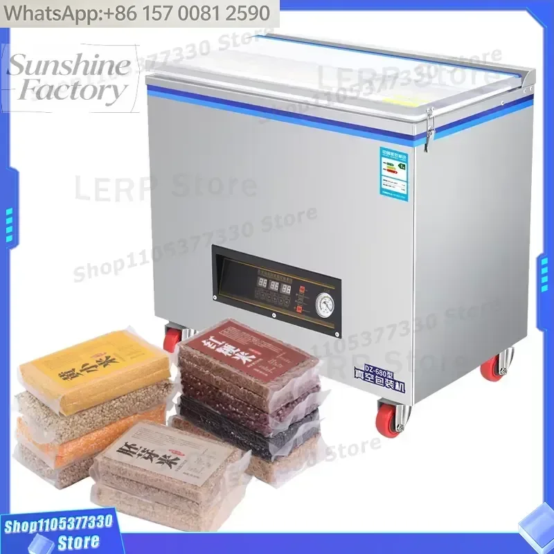 Multicabezal Snack Packaging Food Small Brick Packing Home Vacuum Sealing Machine