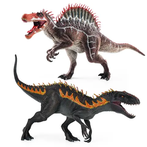 Oenux dinosaure jurassique Spinosaurus Indominus Rex figurines d'action bouche ouverte tyrannosaure animaux modèle Collection enfant jouet cadeau