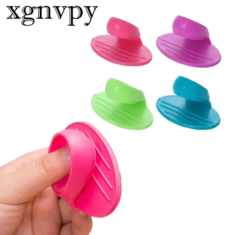 Xgnvpy 4pcs Mini Heat Insulation Hand Clamp High Quality Finger Cots Anti Scalding Non Slip Bowl Plate Gloves Household Kitchen