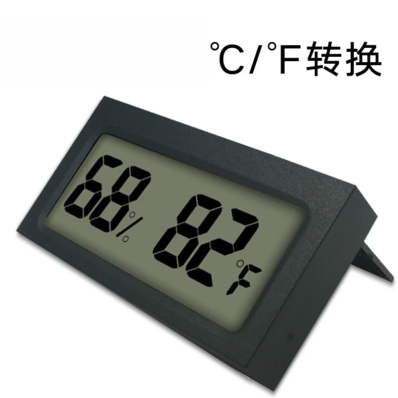 Indoor Digital Thermometer Hygrometer with External Sensor Compatibility Temperature 10C to 50C Humidity 20 to 95RH ABS Material