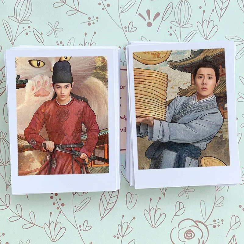 30/50PC No Repeat Ding Yuxi Zhou Qi Wei Zheming Lomo Card Pai Li De TV White Cat Legend Drama Stills Pictures 3 Inch Small Cards