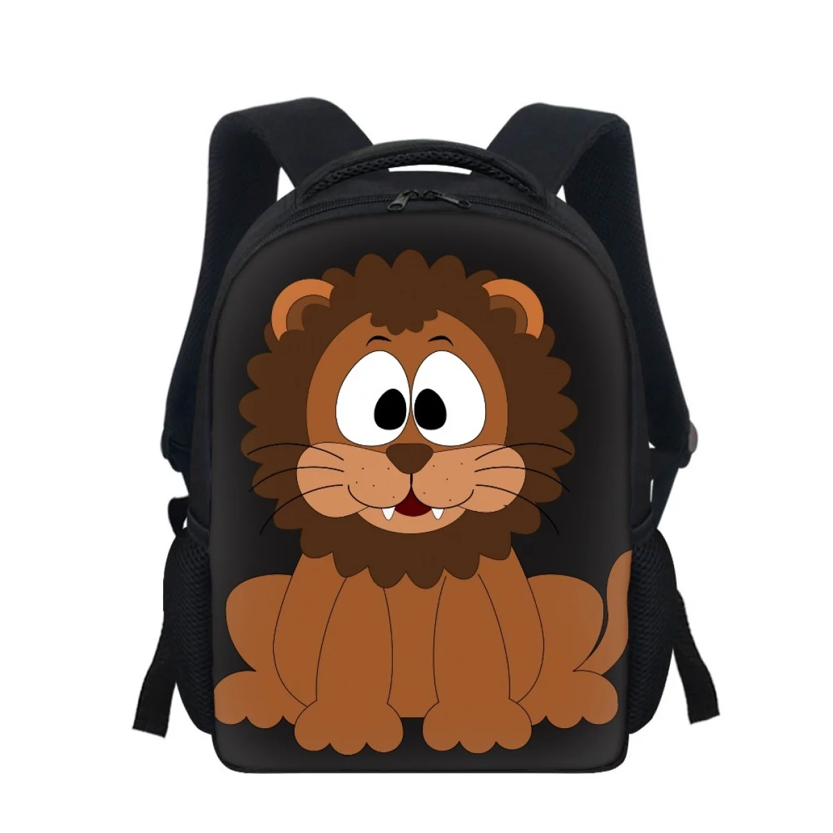 Bonito lionet tema animal saco de escola para crianças meninos meninas da criança crianças mochila lazer criativo estudante bookbag sacos de ombro